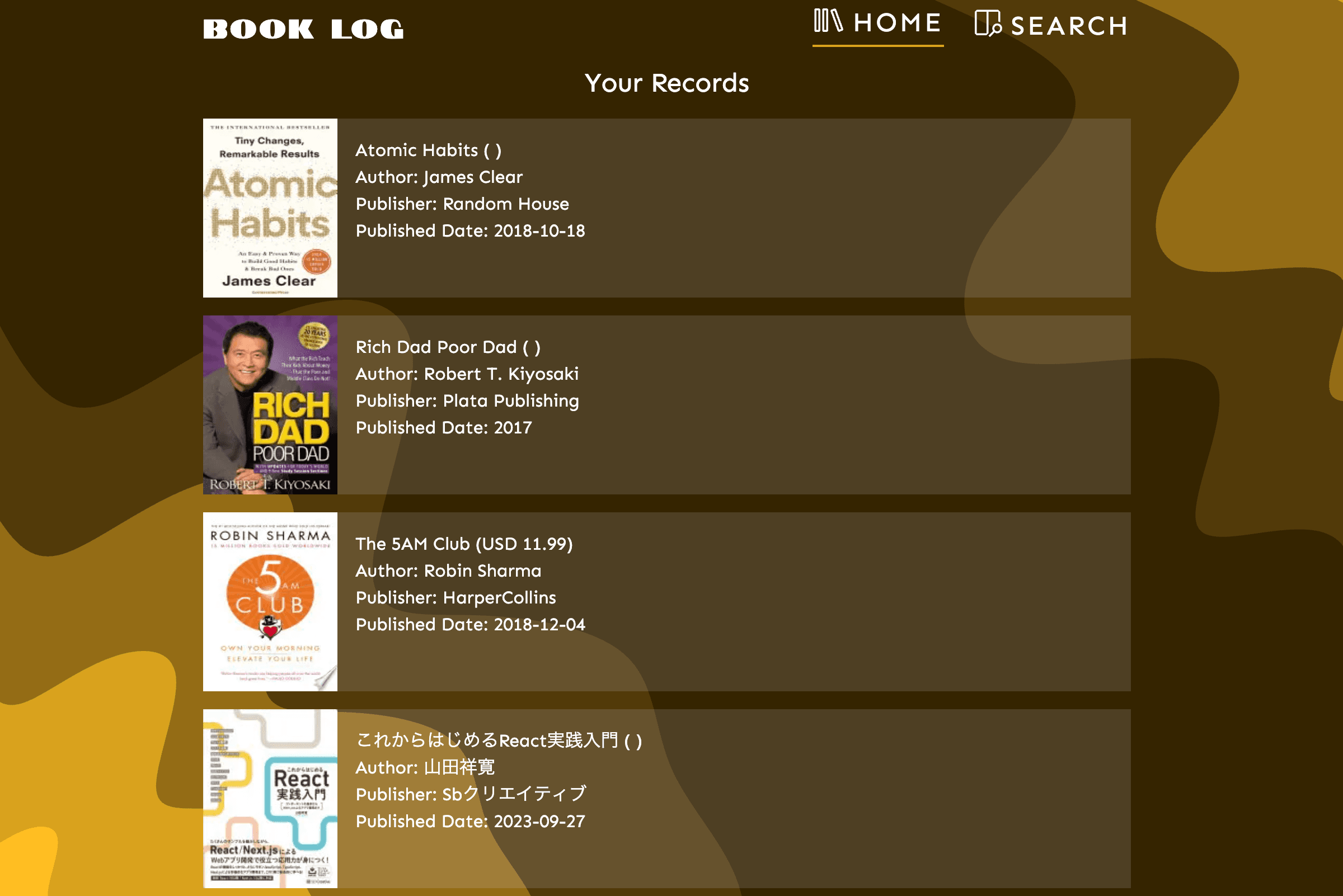 Book Log